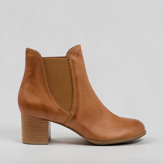DJANGO & JULIETTE SADORE DARK TAN - Women boots - Collective Shoes 