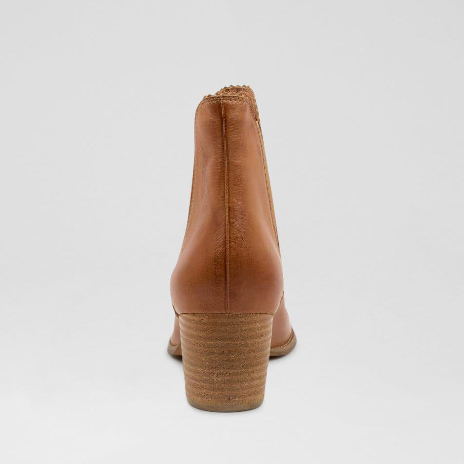 DJANGO & JULIETTE SADORE DARK TAN - Women boots - Collective Shoes 