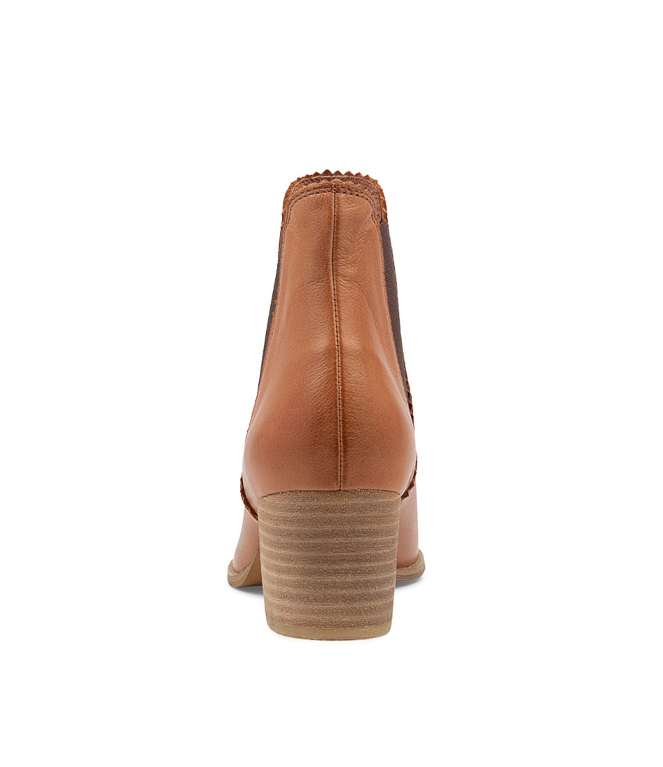 DJANGO & JULIETTE SADORE NEW TAN CHOC - Women boots - Collective Shoes 