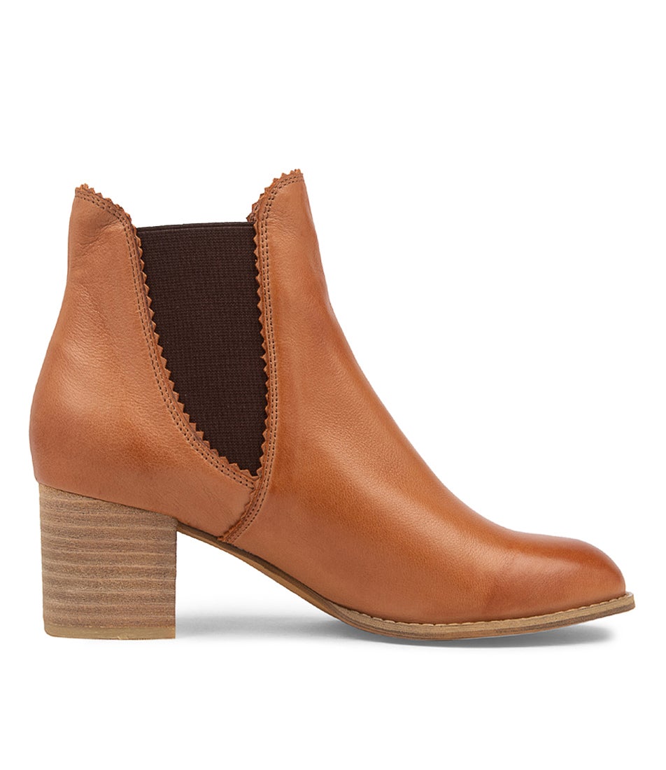 DJANGO & JULIETTE SADORE NEW TAN CHOC - Women boots - Collective Shoes 