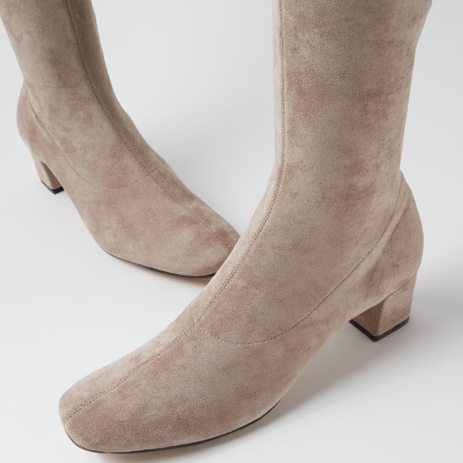 DJANGO & JULIETTE HAYLEYS TAUPE - Women High Boots - Collective Shoes 