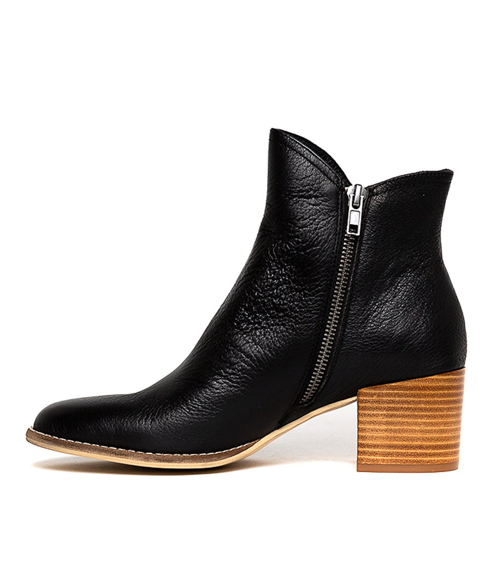 DJANGO & JULIETTE MOCKAS BLACK NATURAL - Women boots - Collective Shoes 