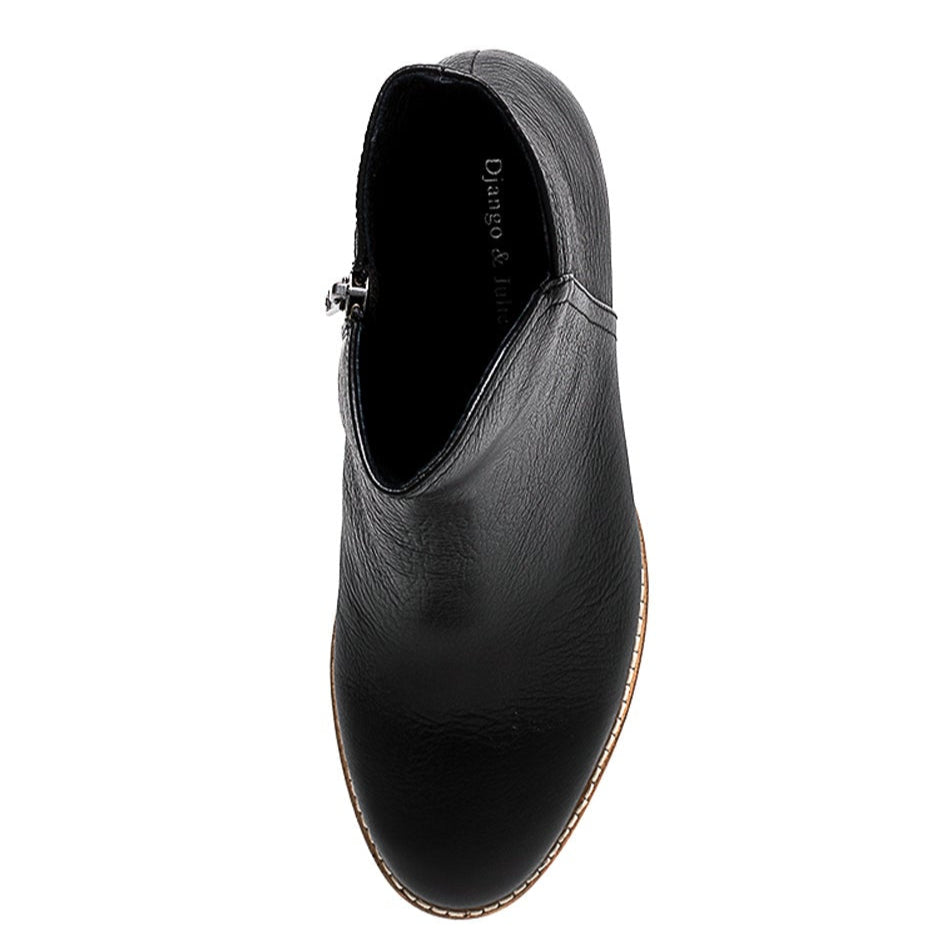 DJANGO & JULIETTE MOCKAS BLACK NATURAL - Women boots - Collective Shoes 