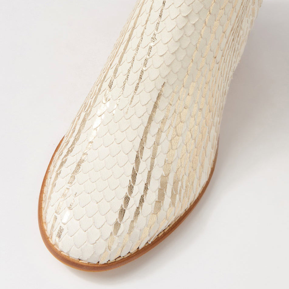 DJANGO & JULIETTE MOCKAS ALMOND METALLIC - Women boots - Collective Shoes 