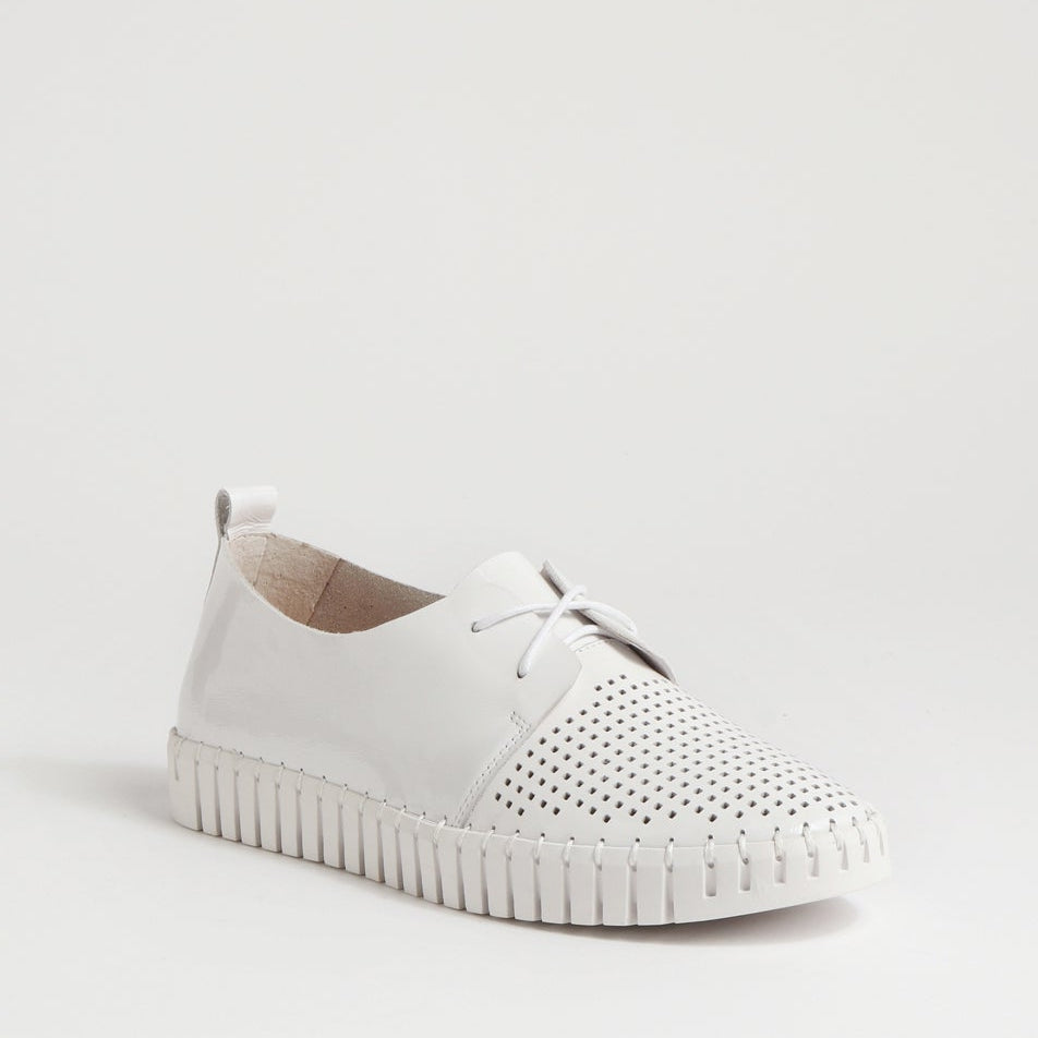 DJANGO & JULIETTE HUSTON WHITE PATENT - Women Sneakers - Collective Shoes 