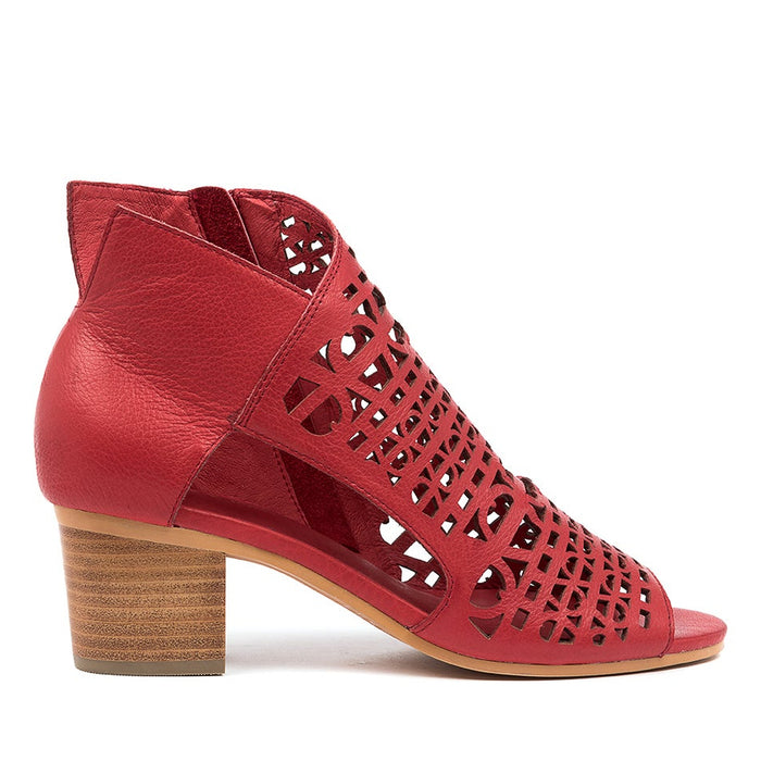 DJANGO & JULIETTE BUTLER RED - Women Sandals - Collective Shoes 