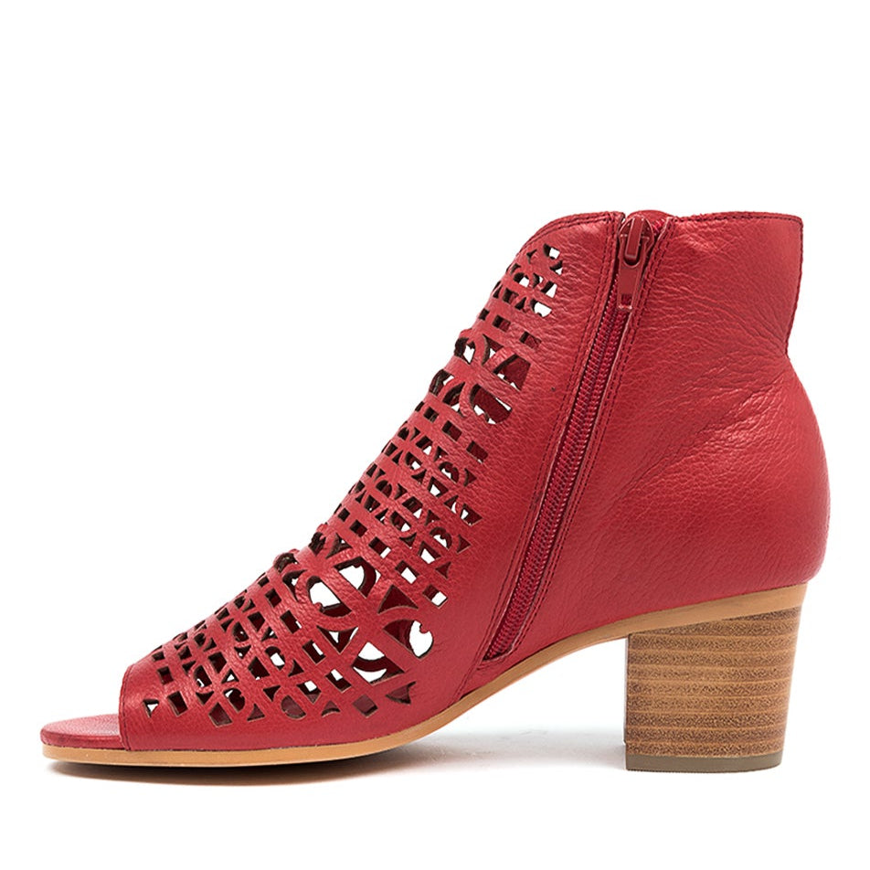 DJANGO & JULIETTE BUTLER RED - Women Sandals - Collective Shoes 