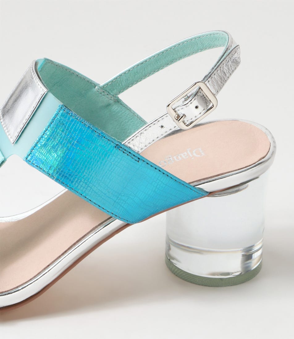 DJANGO & JULIETTE SEYMOUR AQUA MULTI Collective Shoes