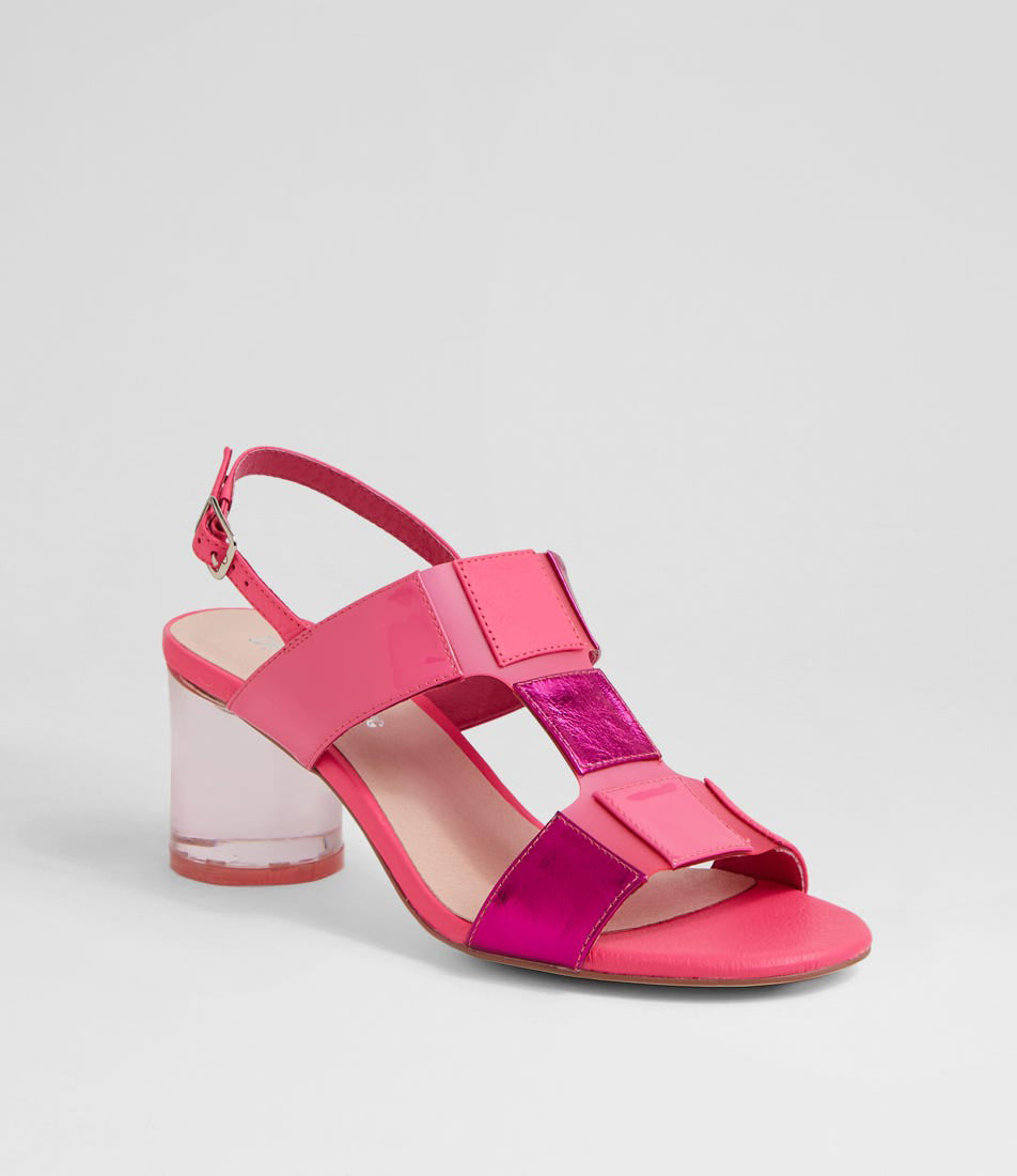 DJANGO & JULIETTE SEYMOUR HOT PINK MULTI Collective Shoes