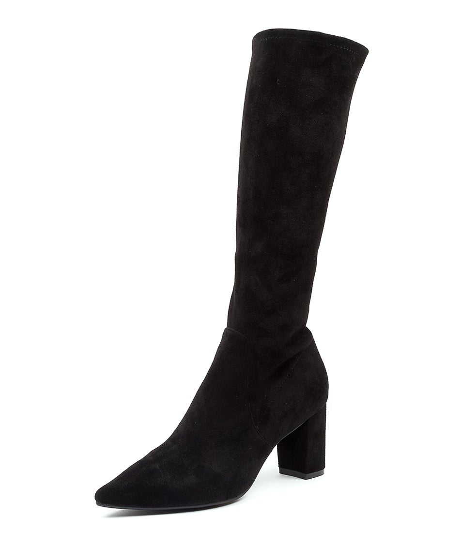 DJANGO & JULIETTE NORASS BLACK - Women High Boots - Collective Shoes 
