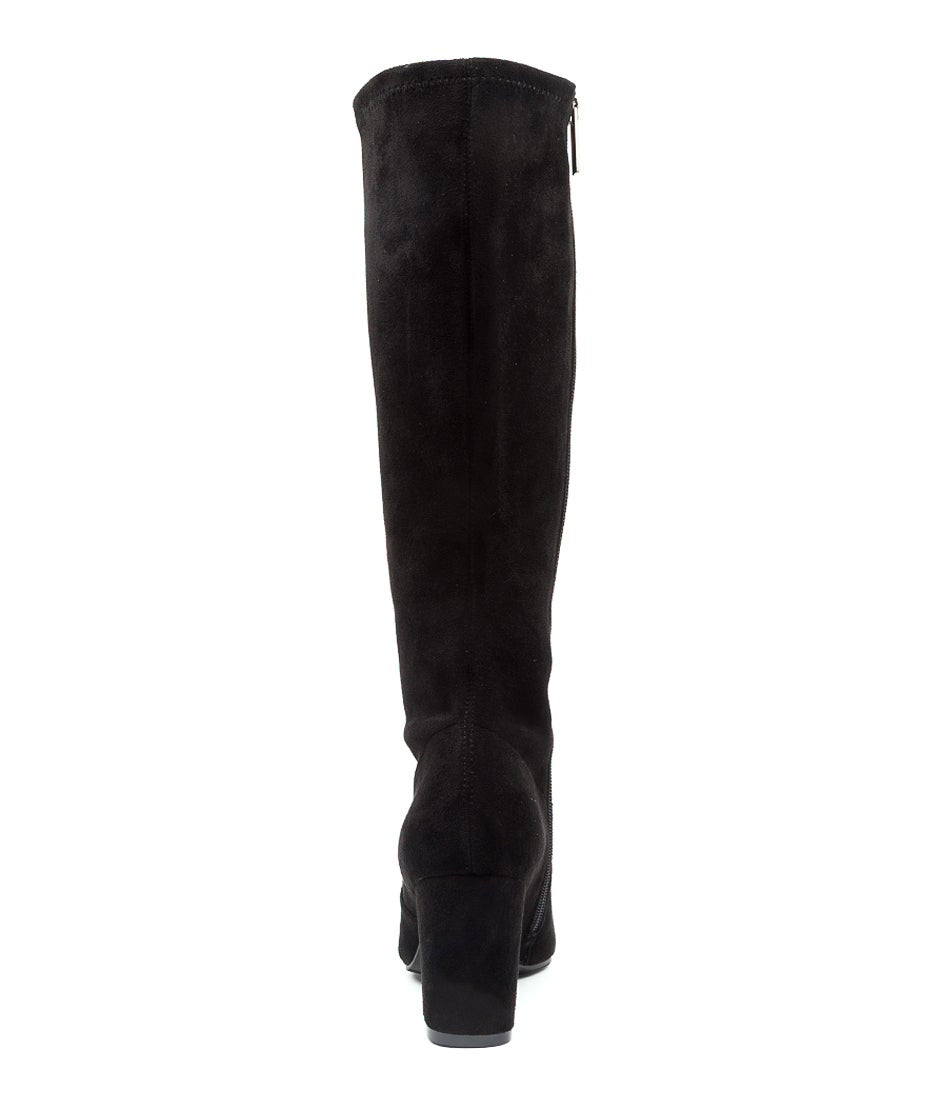DJANGO & JULIETTE NORASS BLACK - Women High Boots - Collective Shoes 