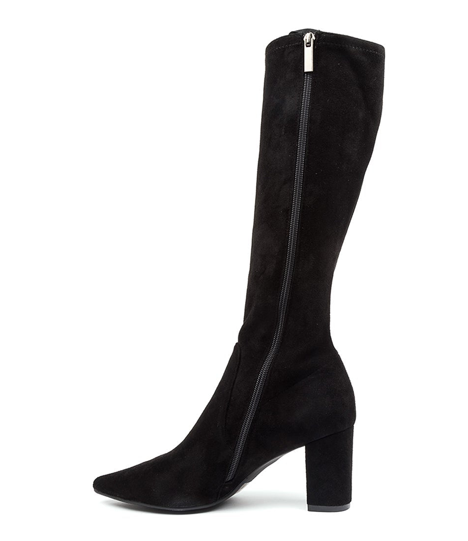 DJANGO & JULIETTE NORASS BLACK - Women High Boots - Collective Shoes 