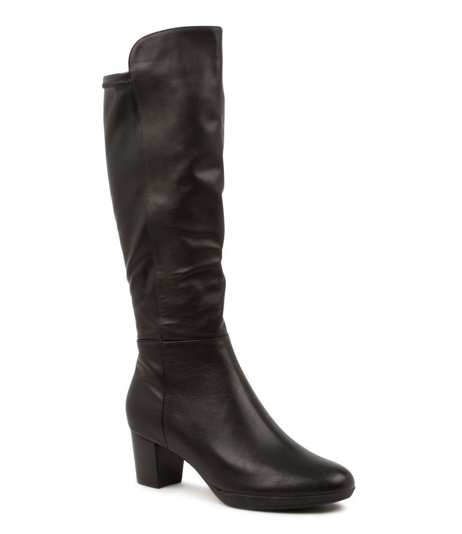 DJANGO & JULIETTE PRISONE BLACK - Women High Boots - Collective Shoes 