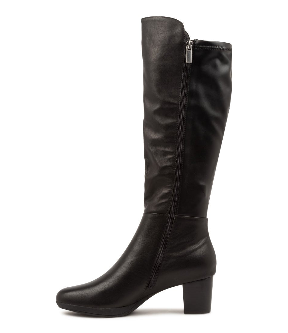 DJANGO & JULIETTE PRISONE BLACK - Women High Boots - Collective Shoes 