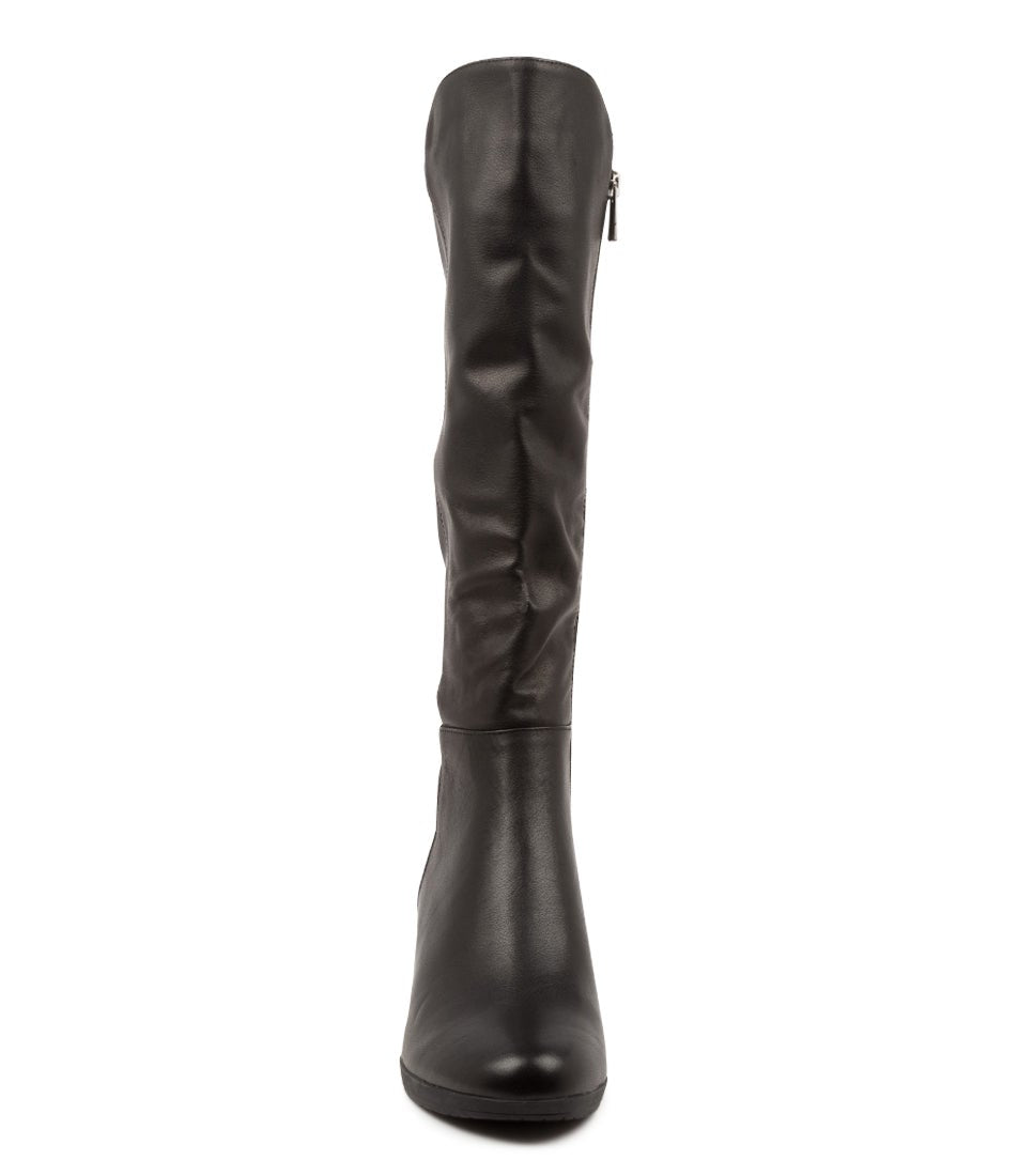 DJANGO & JULIETTE PRISONE BLACK - Women High Boots - Collective Shoes 
