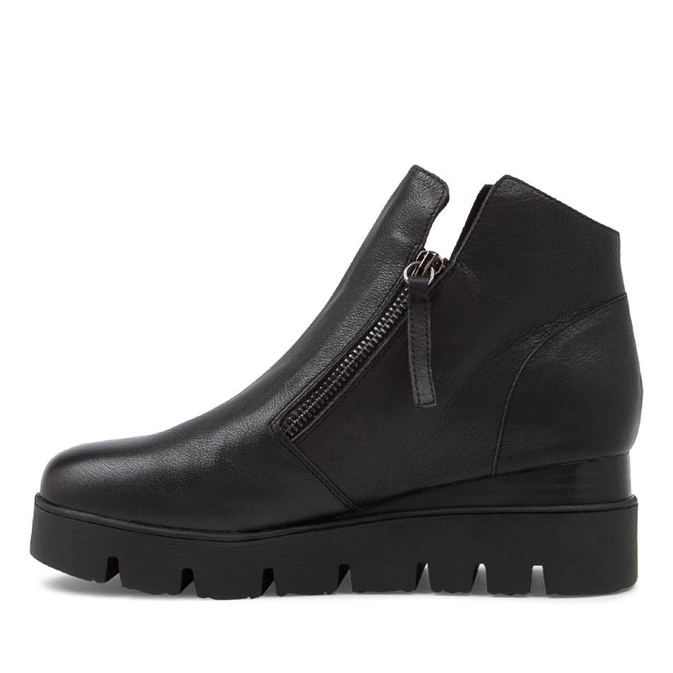 DJANGO & JULIETTE RADIO BLACK/BLACK SOLE - Women Boots - Collective Shoes 