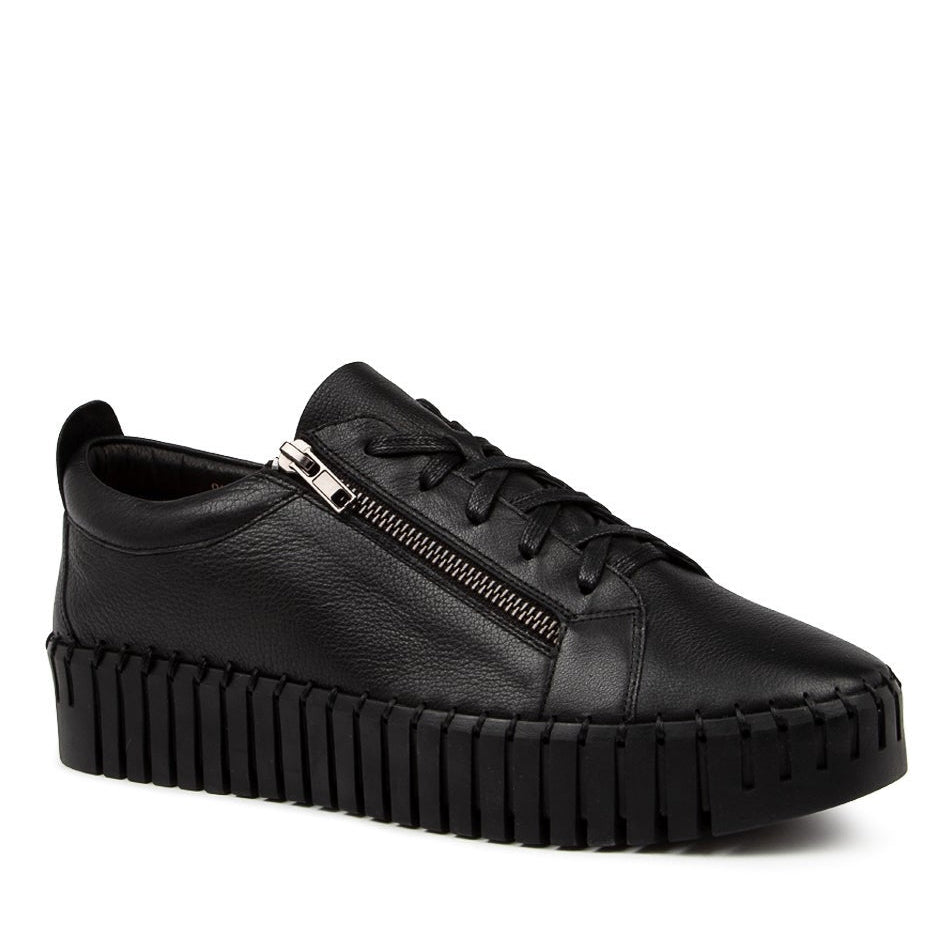 DJANGO & JULIETTE BUMP BLACK/BLACK - Women sneakers - Collective Shoes 