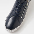 Load image into Gallery viewer, DJANGO & JULIETTE BUMP NAVY WHITE - Women sneakers - Collective Shoes 
