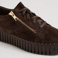 Load image into Gallery viewer, DJANGO & JULIETTE BUMP CHOCO SUEDE - Women sneakers - Collective Shoes 
