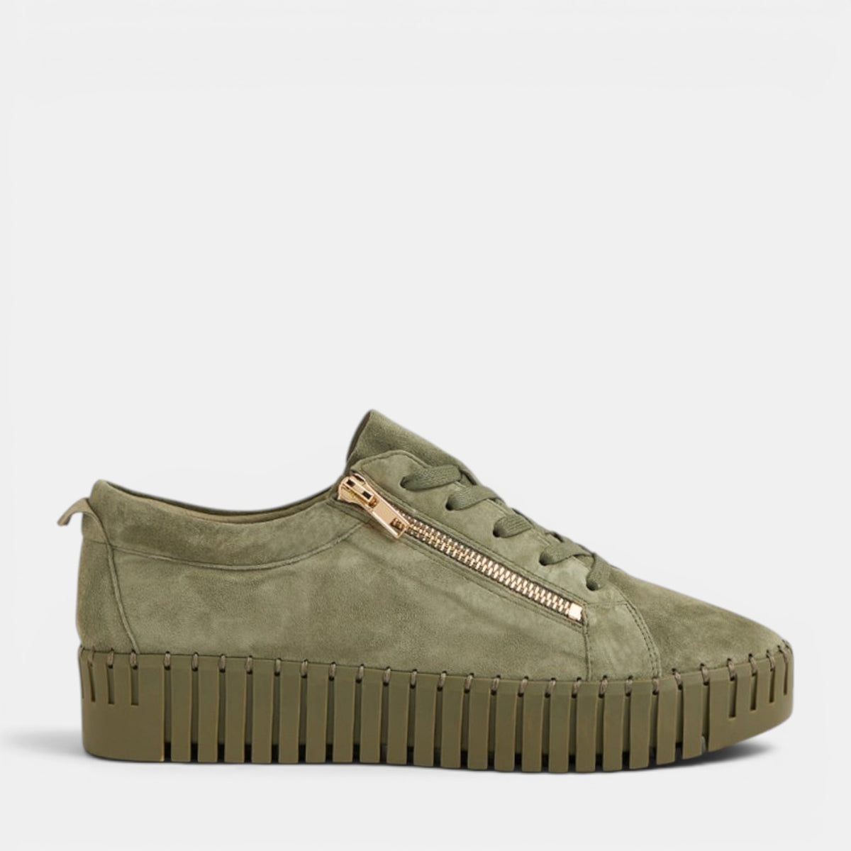 DJANGO & JULIETTE BUMP KHAKI SUEDE