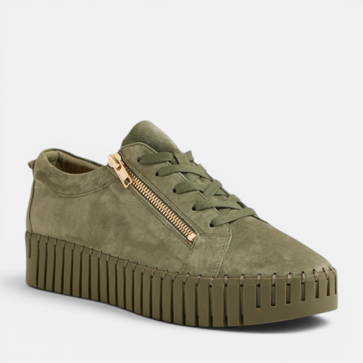 DJANGO & JULIETTE BUMP KHAKI SUEDE