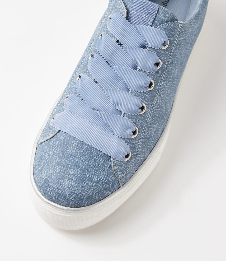 DJANGO & JULIETTE FINNI DENIM BLUE - Women Sneakers - Collective Shoes 