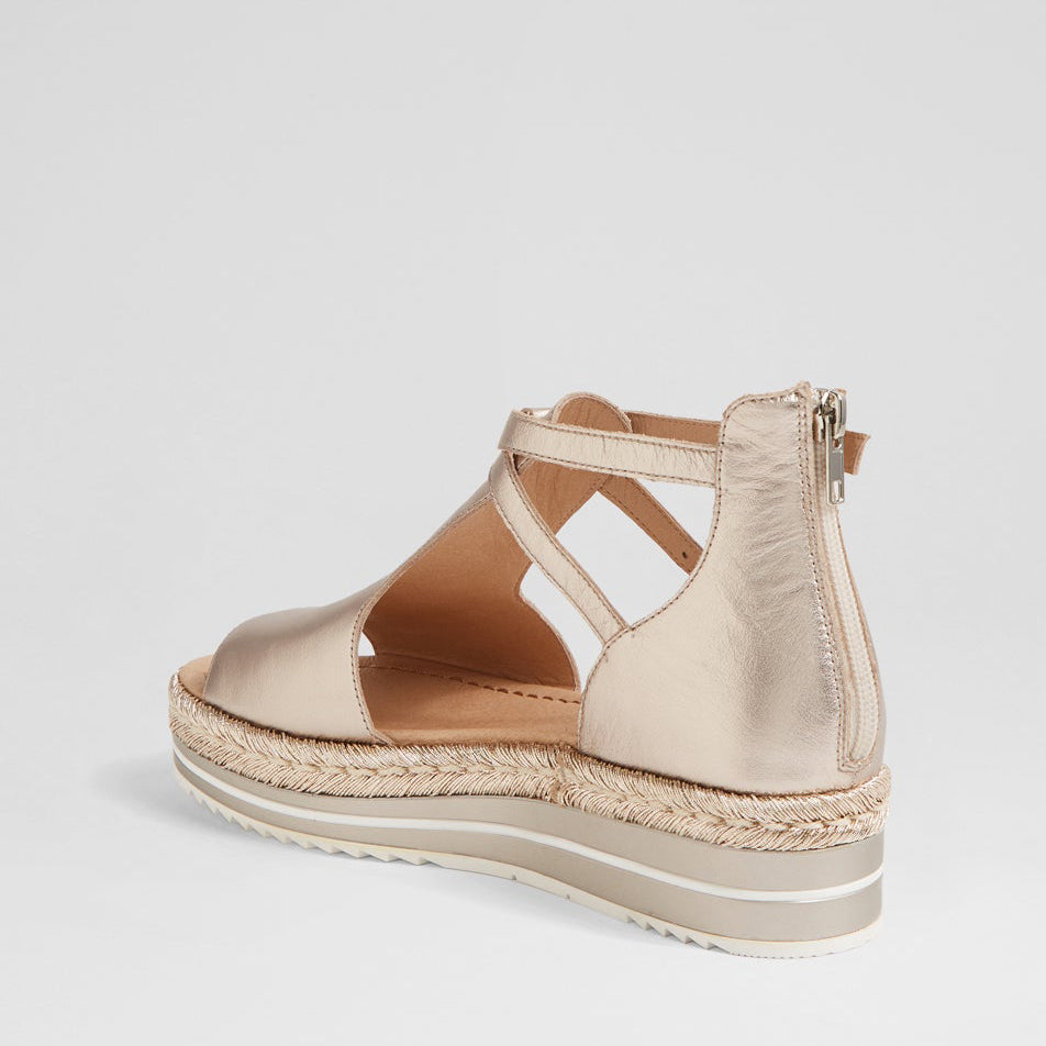 DJANGO & JULIETTE ALEXYS PLATINO - Women Sandals - Collective Shoes 