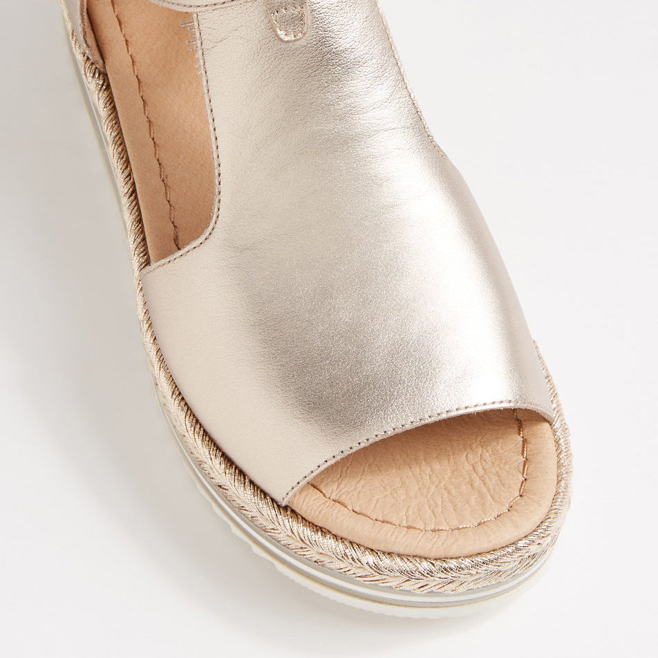 DJANGO & JULIETTE ALEXYS PLATINO - Women Sandals - Collective Shoes 