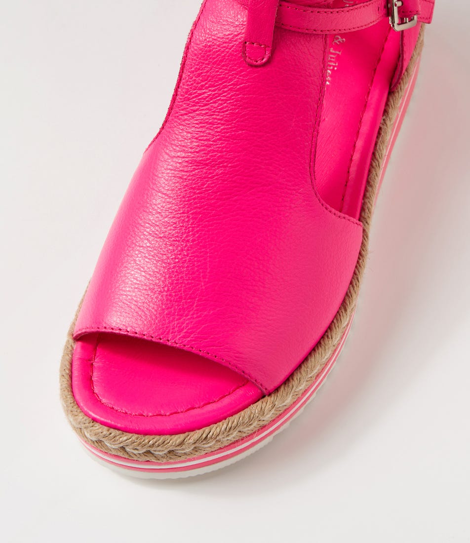 DJANGO & JULIETTE ALEXYS HOT PINK - Women Sandals - Collective Shoes 