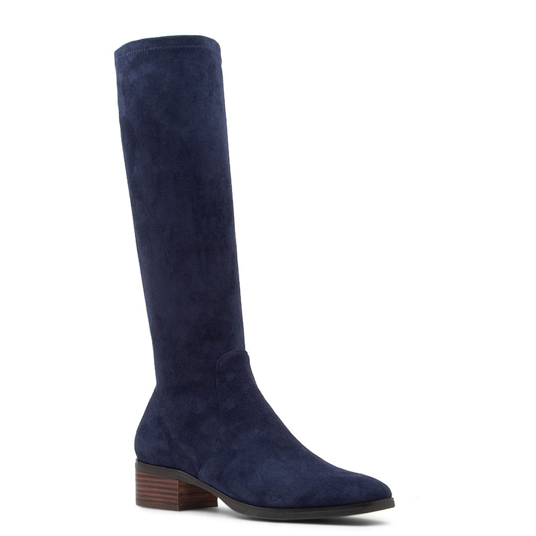 DJANGO & JULIETTE TIMOTHIE NAVY - Women High Boots - Collective Shoes 