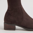 Load image into Gallery viewer, DJANGO & JULIETTE TIMOTHIE CHOCO - Women High Boots - Collective Shoes 
