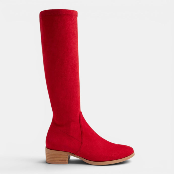 DJANGO & JULIETTE TIMOTHIE RED MICROSUEDE