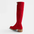 Load image into Gallery viewer, DJANGO & JULIETTE TIMOTHIE RED MICROSUEDE
