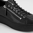 Load image into Gallery viewer, DJANGO & JULIETTE WOLFIE BLACK/BLACK PATENT - Women sneakers - Collective Shoes 
