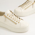 Load image into Gallery viewer, DJANGO & JULIETTE WOLFIE IVORY PATENT - Women sneakers - Collective Shoes 
