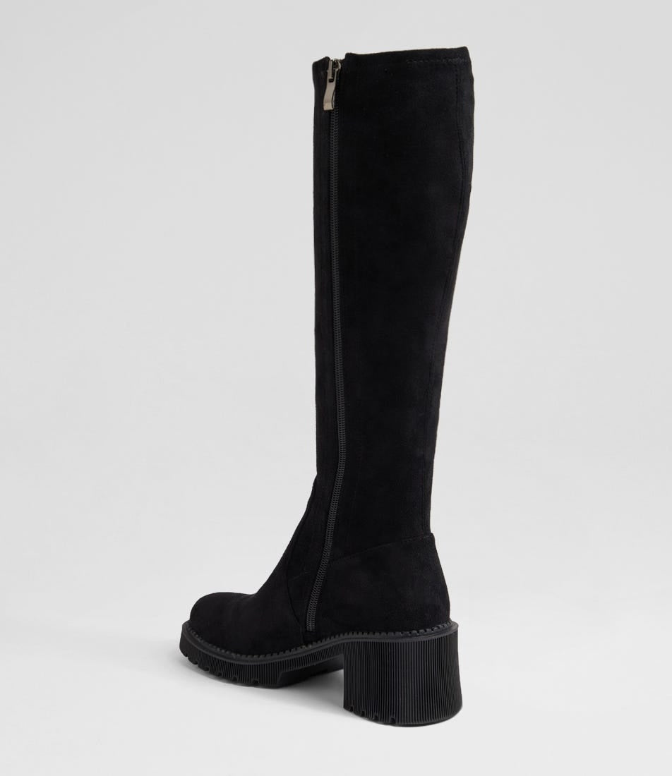 DJANGO & JULIETTE ZINA BLACK - Women High Boots - Collective Shoes 