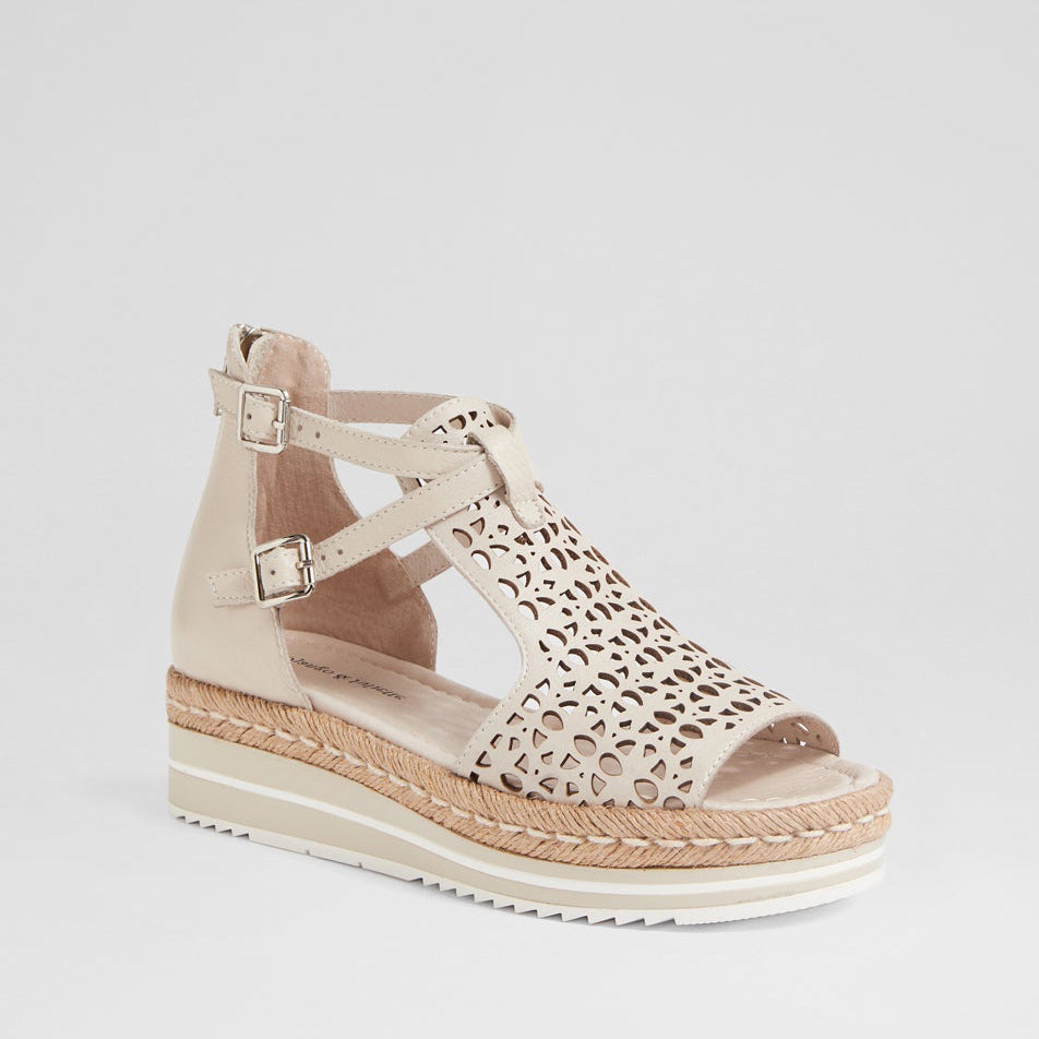 DJANGO & JULIETTE ACCRA ALMOND - Women Sandals - Collective Shoes 