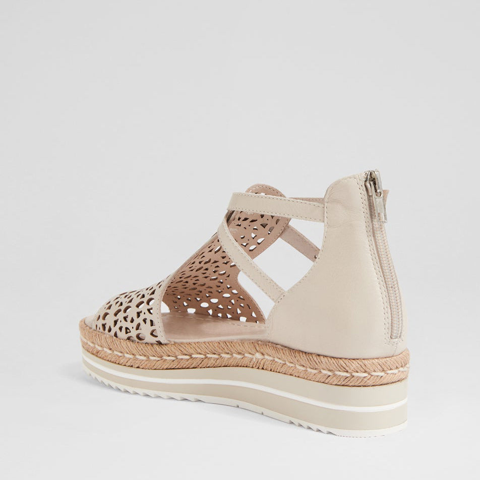 DJANGO & JULIETTE ACCRA ALMOND - Women Sandals - Collective Shoes 