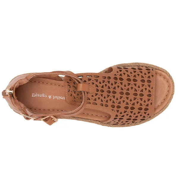 DJANGO & JULIETTE ACCRA DARK TAN - Women Sandals - Collective Shoes 