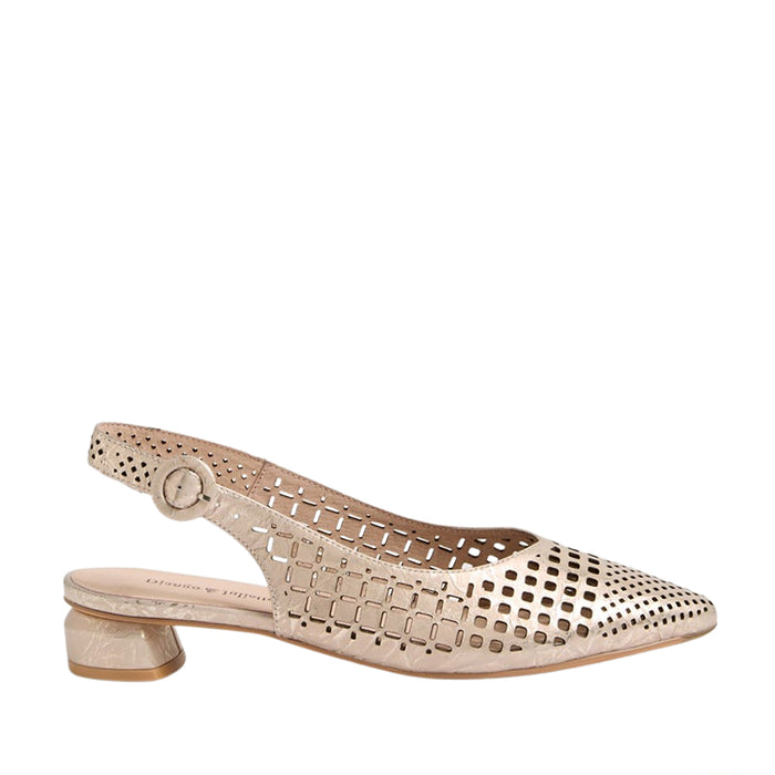 DJANGO & JULIETTE FABBI CHAMPAGNE - Women Sandals - Collective Shoes 
