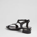 Load image into Gallery viewer, DJANGO & JULIETTE TANER BLACK PATENT - Women Sandals - Collective Shoes 

