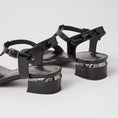 Load image into Gallery viewer, DJANGO & JULIETTE TANER BLACK PATENT - Women Sandals - Collective Shoes 

