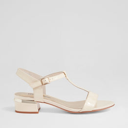 DJANGO & JULIETTE TANER NOUGAT PATENT MULTI - Women Sandals - Collective Shoes 
