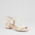 Load image into Gallery viewer, DJANGO & JULIETTE TANER NOUGAT PATENT MULTI - Women Sandals - Collective Shoes 

