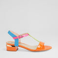 Load image into Gallery viewer, DJANGO & JULIETTE TANER GELATO PATENT MULTI - Women Sandals - Collective Shoes 
