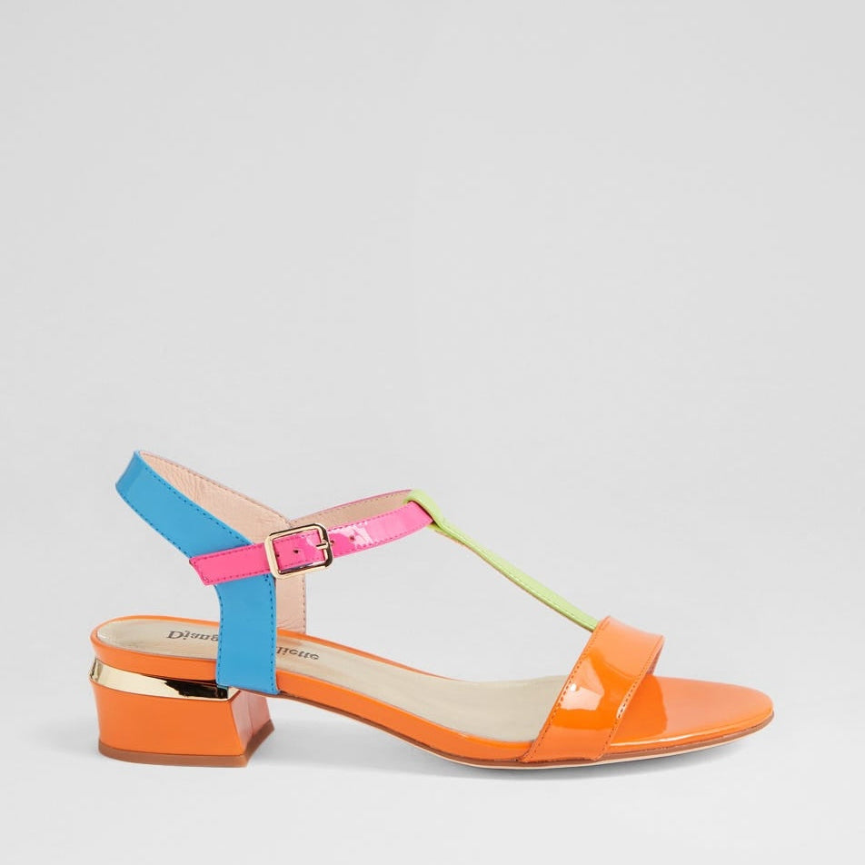 DJANGO & JULIETTE TANER GELATO PATENT MULTI - Women Sandals - Collective Shoes 