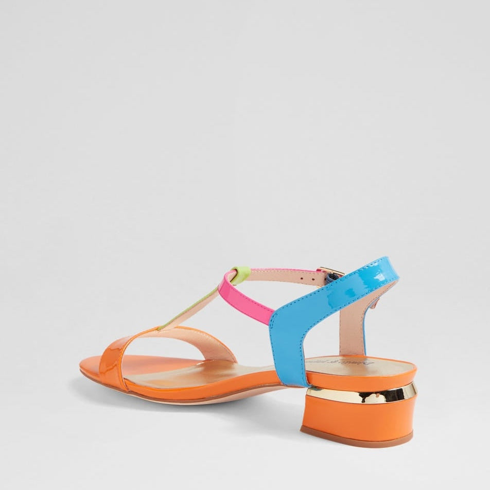 DJANGO & JULIETTE TANER GELATO PATENT MULTI - Women Sandals - Collective Shoes 