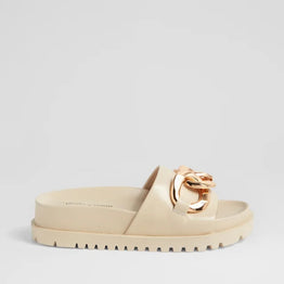 DJANGO & JULIETTE UBECCA MILK LEATHER - Women slippers - Collective Shoes 