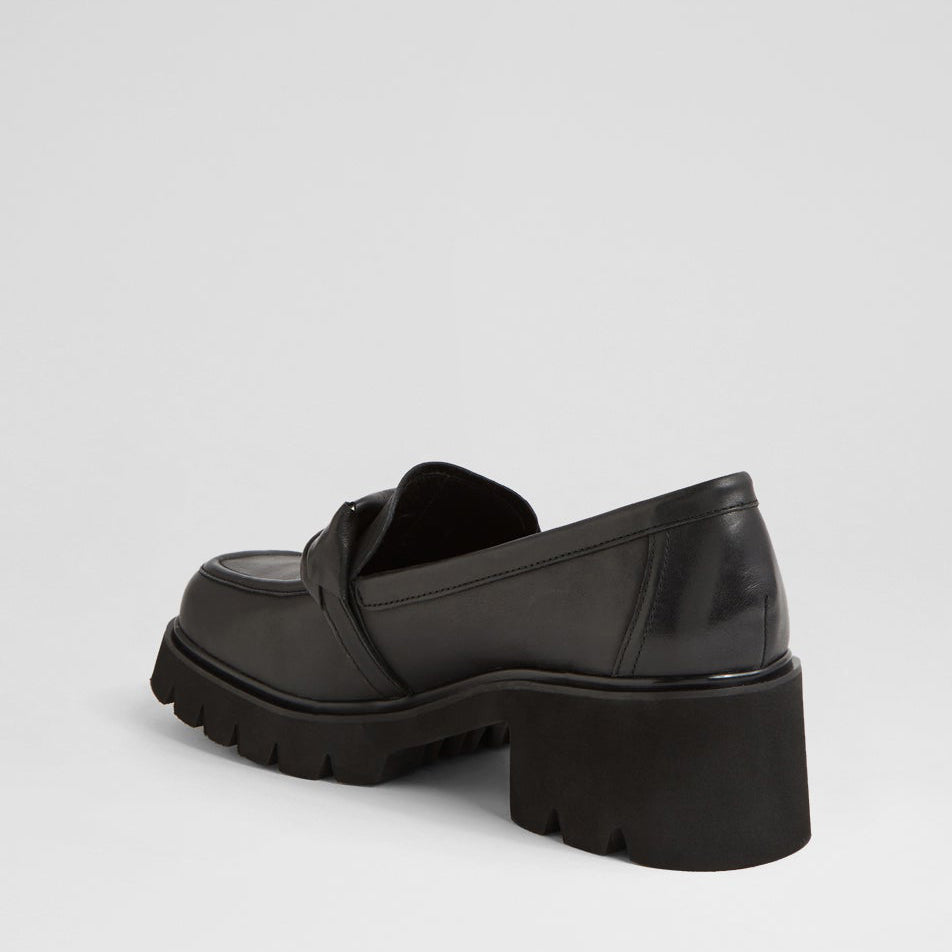 DJANGO & JULIETTE BIZMO BLACK - Women Loafers - Collective Shoes 