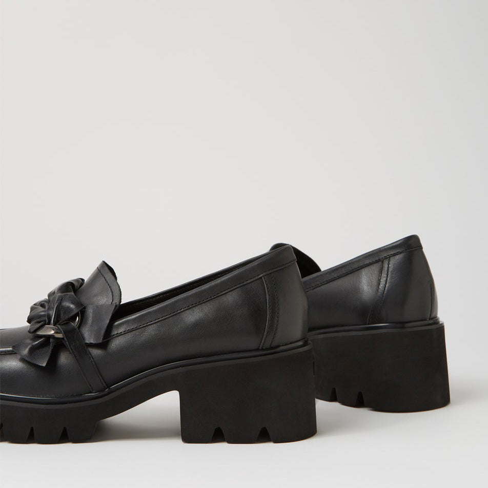 DJANGO & JULIETTE BIZMO BLACK - Women Loafers - Collective Shoes 